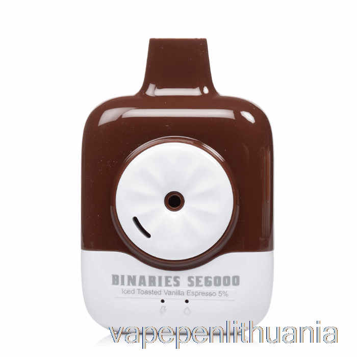 Horizon Binaries Se6000 Vienkartinis Ledu Skrudintas Vanilinis Espresso Vape Skystis